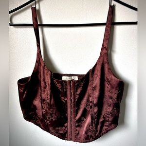 corset butterfly top